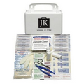 Essential First Aid Kit W/ White Plastic Case (44 Piece Set)